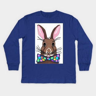 EASTER Bunny - Easter Bunny Painting Kids Long Sleeve T-Shirt